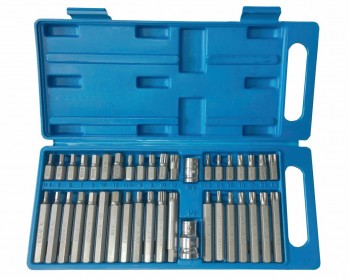 40pc Hex, Spline and Torx Bit Set